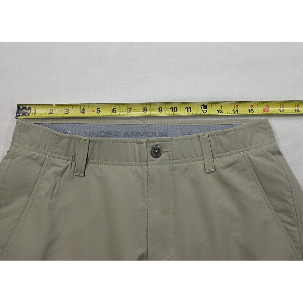 Under Armour Pants 32X30 Beige Grip Waist Chino‎ Lightweight Golf LIMITED USE - Picture 8 of 11